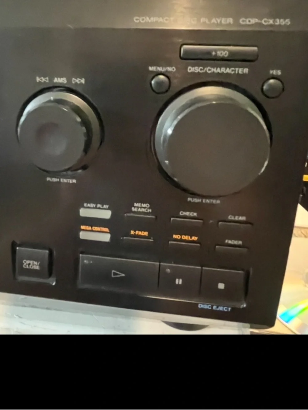Sony CDP-CX355 300 Disc Mega Storage CD Changer: Works 100% / No Remote